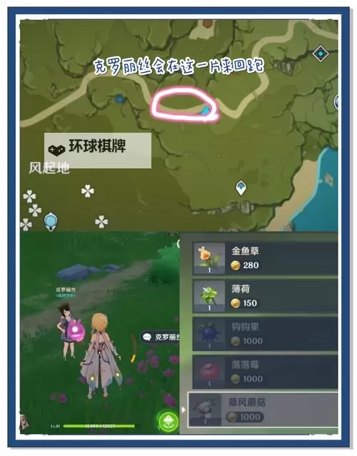 《原神》4.6全地图突破材料商人汇总图1